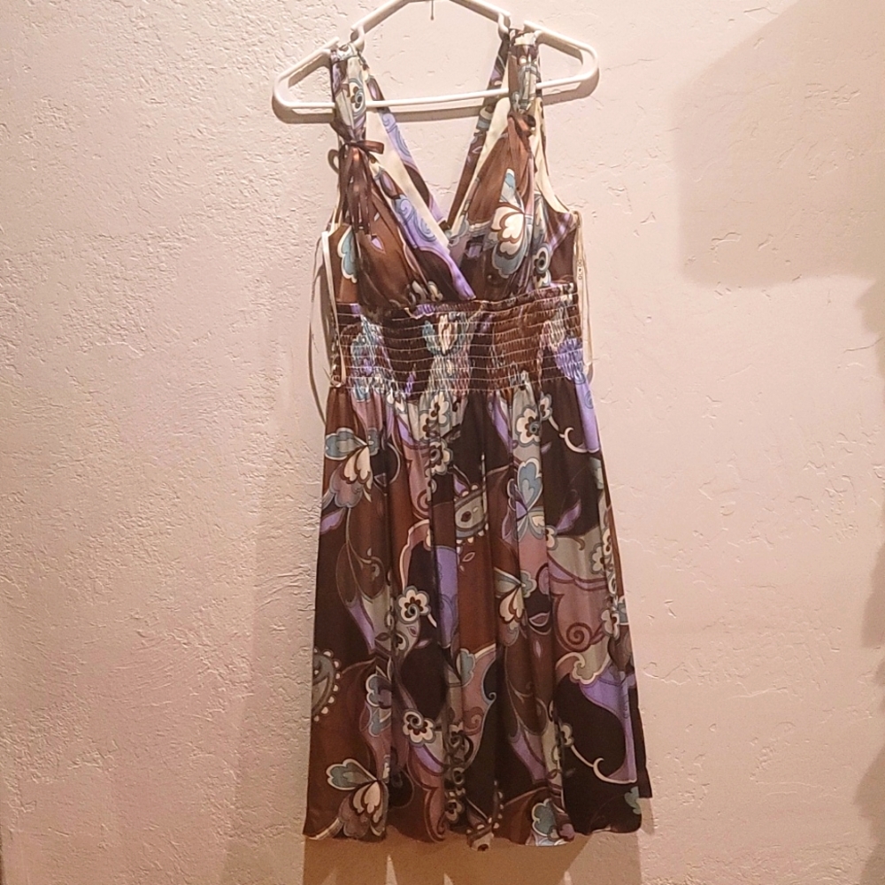 Paisley Silk Dress